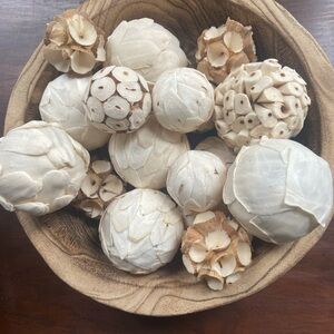 Target Decorative Bowl with White and Brown Accents Set of 17